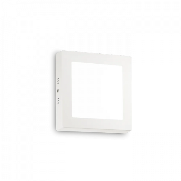 Kwadratowa Biała Lampa Sufitowo Ścienna UNIVERSAL 138633 IDEAL LUX