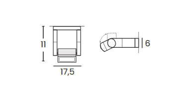 Stylowa lampa elewacyjna na taras i fasadę kinkiet LED regulowany IP65 czarny Azzardo FRAME AZ7014 12W 3000K