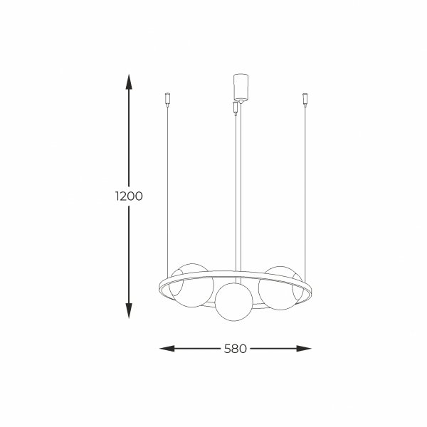 5004 ORBIT 3 PENDANT LAMP