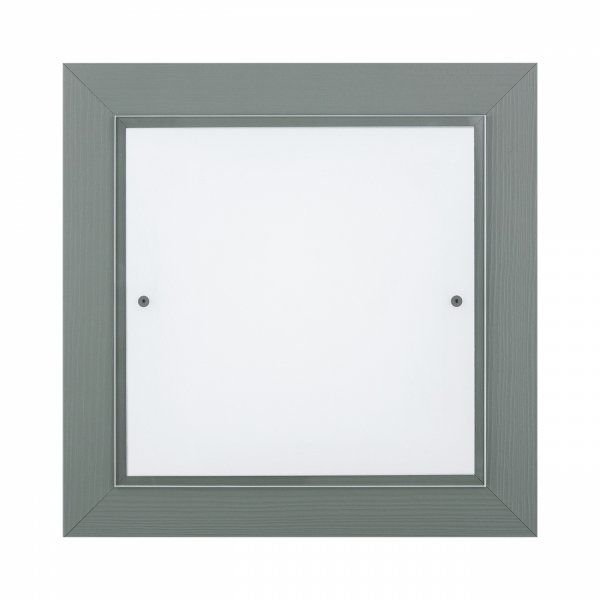 Lampa sufitowa plafon kwadratowy 52cm drewniany klasyczny nowoczesny minimalistyczny kolor szałwia TABOR 1873 Argon