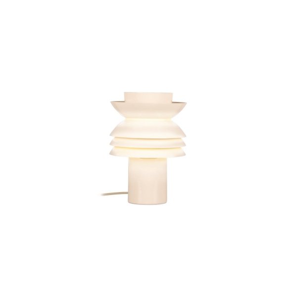 Dekoracyjna lampka stołowa kremowa geometryczna forma designerska rustykalna na komodę YINDRA 65503/01/38 LUCIDE
