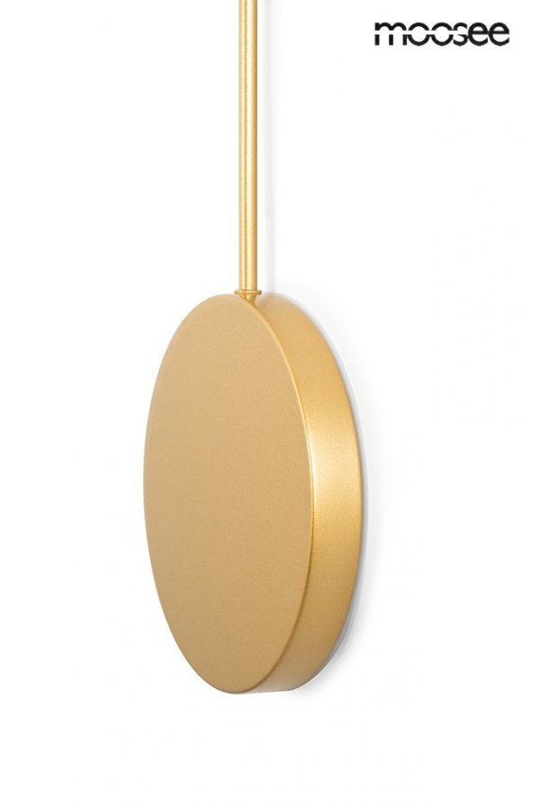 Nowoczesny Minimalistyczny Kinkiet Ścienny Złoty SHADOW MSE010100354 KING HOME