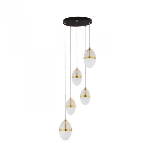 Nowoczesna Złota Lampa Wisząca LED ARENA LE44331 LUCES EXCLUSIVAS