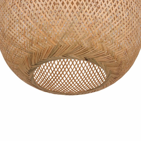 Lampa sufitowa bambusowa 46x46x43cm
