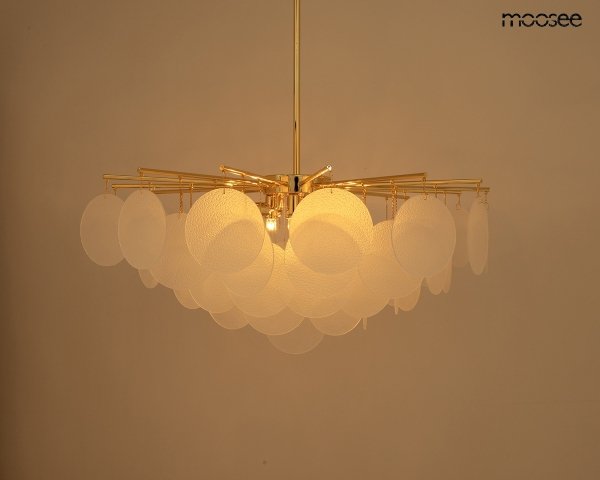  Efektowna lampa wisząca art deco ozdobny stylowy żyrandol glamour do salonu SUONO 80 MSE1501100566 MOOSEE