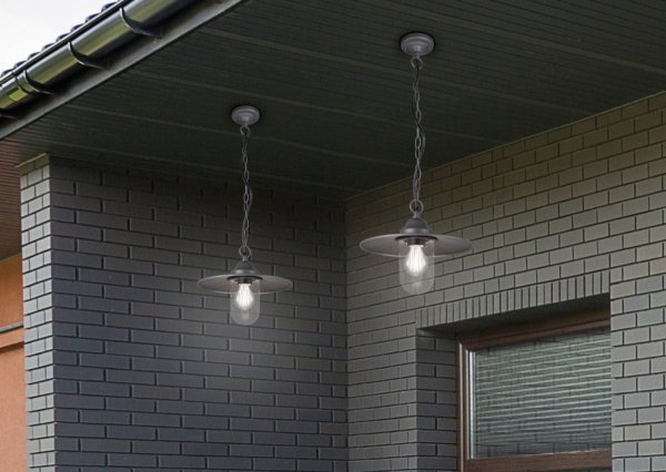 Zewnętrzna Lampa Wisząca Vintage Antracyt BRENTA 301760142 TRIO