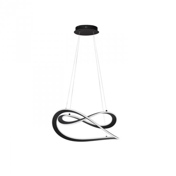 Nowoczesna Czarna Lampa Wisząca LED JAUJA LE44327 LUCES EXCLUSIVAS