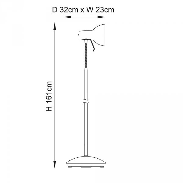 Nowoczesna Lampa Stojąca Minimalistyczna AMALFI 76606 ENDON