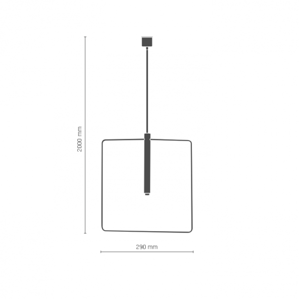 Lampa Wisząca Minimalistyczna FARO 8289 AMPLEX