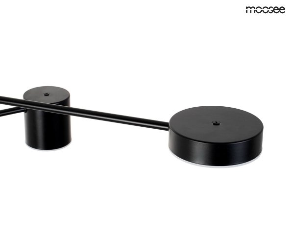 Nowoczesna czarna lampa wisząca Piazetta Moosee szklane MSE1501100140 led 6W 3000K