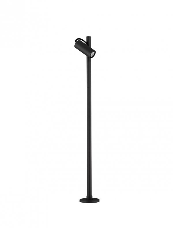 Lampa ogrodowa słupek LED aluminiowa czarna tuba minimalistyczna klasyczna IP65 SALVIRA LE75166 Luces Exclusivas