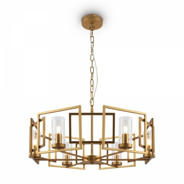 NOWOCZESNA LAMPA SUFITOWA O ZŁOTYM KOLORZE MAYTONI BOWI H009PL-06G 