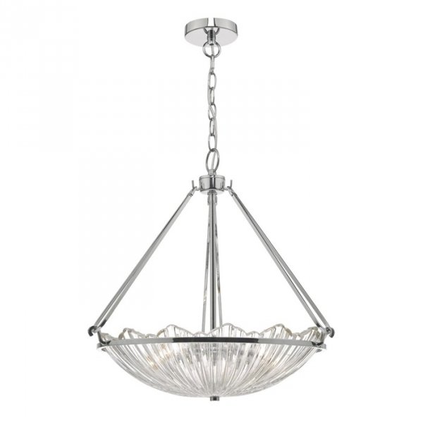 Szklana Lampa Wisząca Klasyczna AVRIL AVR0350 DAR LIGHTING