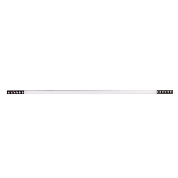Lampa sufitowa plafon LED minimalistyczna klasyczna prostokąt listwa czarna aluminiowa RX C0261 MAXLIGHT 