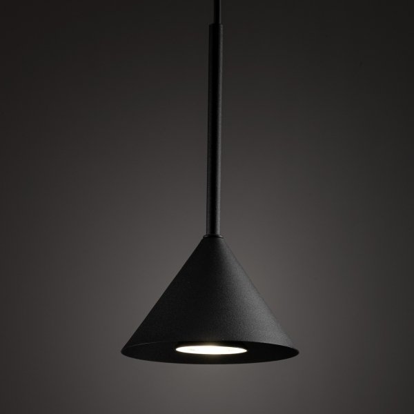 Czarna lampa wisząca stożkowy klosz do minimalistycznych i klasycznych wnętrz CONO MINI 10304 TK-LIGHTING