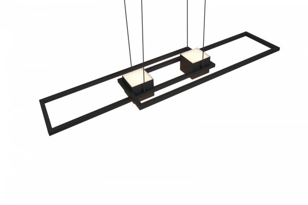 Czarna Nowoczesna Dekoracyjna Lampa Wisząca LED ALBANY 347710432 TRIO