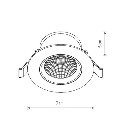 Punktowa Oprawa Podtynkowa LED EGINA 5W 3000K 10548 Nowodvorski Lighting