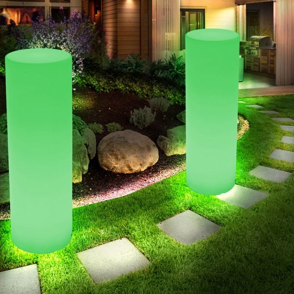 Lampa ogrodowa LED świecący słupek 115cm zmiana kolorów na pilota KOLUMNA TUBE ES-DC033 Step Into Design