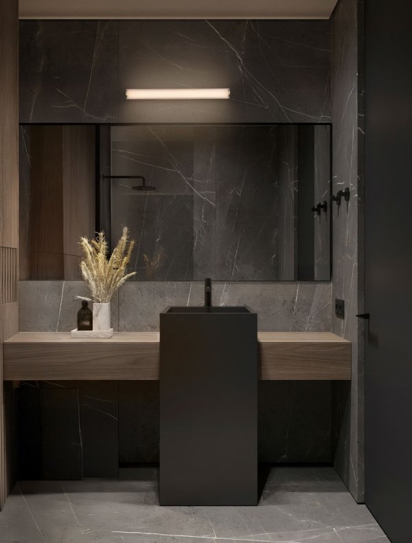 Lampa ścienna kinkiet LED tuba z ryflowanego szkła 60cm minimalistyczny zmiana barwy światła IP44 ALEGRANZA LE45767 Luces Exclusivas