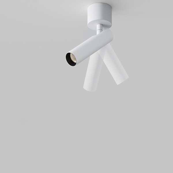 Lampa sufitowa spot minimalistyczna klasyczna LED regulowa tuba aluminium biała Focus T MAYTONI C141CL-L125-6W3K-W