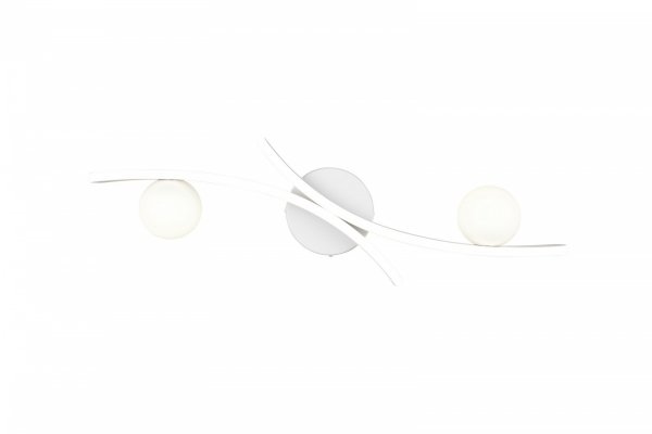 Lampa sufitowa plafon LED biały falista listwa z kulami zmiana barwy światła uniwersalny NAPOLI 637910231 Trio
