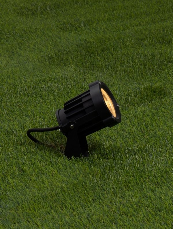 Lampa ogrodowa reflektor LED aluminiowa czarna regulowana minimalistyczna klasyczna IP65 COLENZO LE75346 Luces Exclusivas