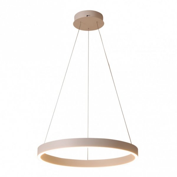 Złota Nowoczesna Okrągła Lampa Wisząca Dwustronna LED BRASCO UP DOWN PND-56215D-060RPC-GD-3KS4K-TRDIMM ITALUX