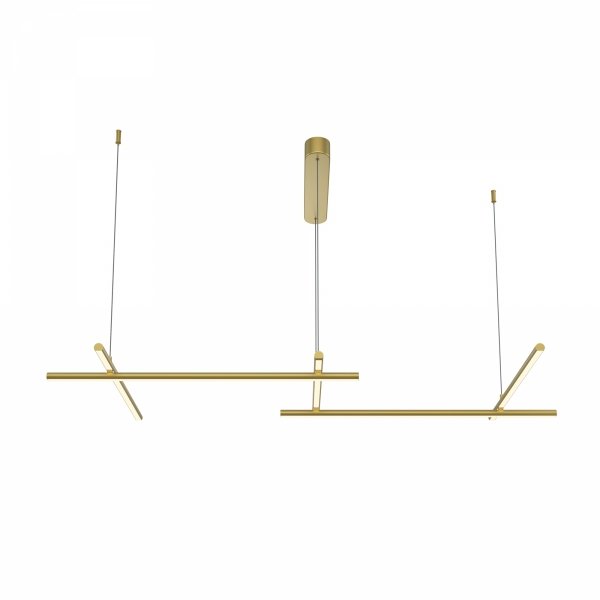 Lampa Wisząca Nowoczesna LED Złota Designerska RADIANCE MOD278PL-L50G3K MAYTONI