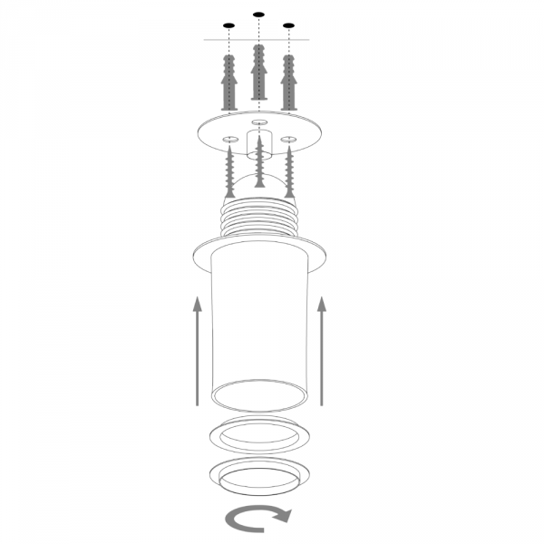 Plafon Sufitowy W Stylu Vintage SFERA 90 32463 SIGMA Biały złoty