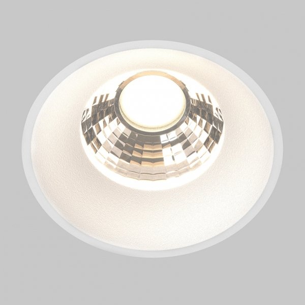 Biała Oprawka Wpuszczana Downlight Round Maytoni DL058-12W3K-TRS-W