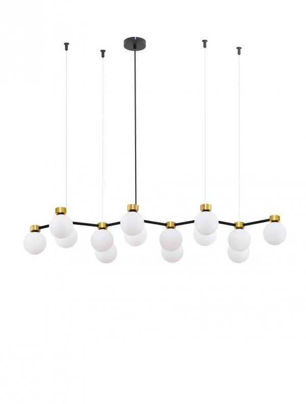 Designerska lampa wisząca nowoczesna art deco szklane klosze kule CAMINOS LE44545 Luces Exlusivas