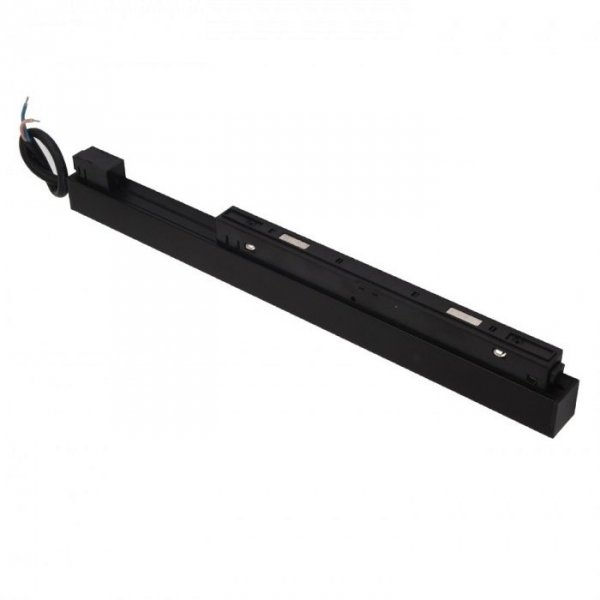 Czarne Zasilanie Do Szynoprzewodu Magnetycznego Jednofazowego 60W TRACK MAGNETIC POWER SUPLY COVERT AZ4669