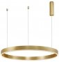 ZŁOTA LAMPA WISZĄCA RING 100 LED NOWOCZESNA LAMPA DO SALONU ZŁOTE KOŁO JACA LE41424 LUCES EXCLUSIVAS 