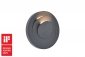 Lampa zewnętrzna kinkiet LED nowoczesna minimalistyczna szara okrągła regulowana MOOV IP54 5137701118 LUTEC 