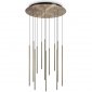 LAMPA WISZĄCA DO SALONU SOPLE MOSIĄDZ IDEAL LUX FILO SP12 263663 