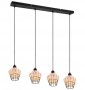 Lampy Wiszące Ratanowo Metalowe BORKA R31264036 RL 