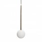Lampa Wisząca Minimalistyczna Biała Kula ALI 5639 ZUMA LINE 