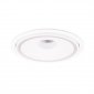 Lampa wpustowa oprawa podtynkowa minimalistyczna okrągła regulowana biała aluminiowa Vector H0139 MAXLIGHT 