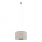 Abażurowa lampa wisząca CEDRO 11664 Nowodvorski lighting beżowa salonowa pokojowa 