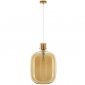 Nowoczesna Szklana Lampa Wisząca PADRE LE42637 ZŁOTA LUCES EXCLUSIVAS 
