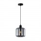 Nowoczesna Lampa Wisząca MALUNA ITALUX PND-74920-1-BK-SG Czarny/Dymiony 