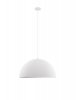 Nowoczesna biała lampa wisząca półokrągły klosz minimalistyczna uniwersalna możliwość ściemniania NAVIRTA LE45339 Luces Exclusivas 