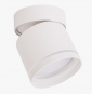 Lampa sufitowa natynkowa nowoczesna tuba regulowana spot sufitowy aluminium biały KENDAL LP-6331/1SM R1 WH movable Light Prestige 