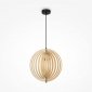 Lampa wisząca designerska rustykalna jasny brąz nad stół do jadalni do salonu ozdobna regulacja wysokości Roots MAYTONI MOD197PL-01W 