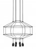MINIMALISTYCZNA LAMPA WISZĄCA FLUSSO 8 MSE1501100471 MOOSEE CZARNA GEOMETRYCZNA 