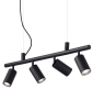 LAMPA WISZĄCA LISTWA DYNAMITE SP4 IDEAL LUX 231341 CZARNE KIERUNKOWE REFLEKTORY 