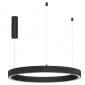 Nowoczesna Lampa Wisząca Czarny Pierścień BARI LE43275 LUCES EXCLUSIVAS 