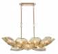 Designerska lampa wisząca WELLINGTON P26364BR mosiądz jadalniana salonowa 