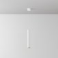 Lampa wisząca minimalistyczna LED aluminium biały nad stół do jadalni do salonu Focus LED Maytoni P072PL-L12W3K-1 