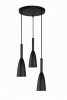 NOWOCZESNA LAMPA WISZĄCA LIGHT PRESTIGE SOLIN LP-181/3P BK 